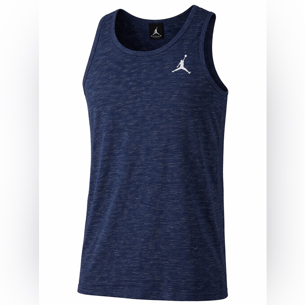 Jordan workout tank - heathers blue - large